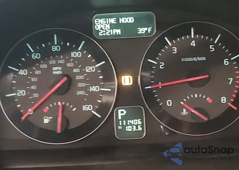 2011 Volvo S40 T5 из США, поврежденный, VIN YV1672MS1B2533800